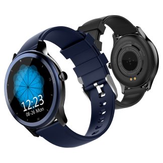 Bakeey G28 24 Modes Sportifs Frequence Cardiaque Pression Arterielle Moniteur D'oxygene Bracelet Affichage Meteo Contrele De La Musique Montre Samrt - Bleu