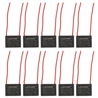 10 pieces CBB61 450V 3.5uf capacite de demarrage condensateur de ventilateur ca CBB condensateur de fonctionnement du moteur 450V 3.5eF