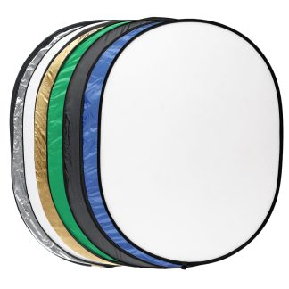 7 en 1 diffuseur de lumiere reflecteur rond multi-disque + sac pour la photographie portable - 90 * 120 cm