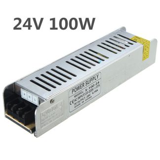IP20 AC110V-220V e DC24V 100W Adapte de pilote d'alimentation e decoupage