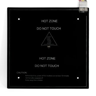 SIMAX3De 220/235 / 310mm MK3 lit chauffant en aluminium 24 V plaque chauffante noire RAMPS pieces de bricolage PCB pour imprimante 3D - 310 * 310 mm