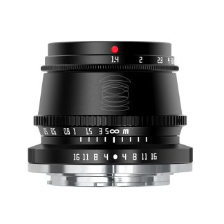 Objectif de mise au point manuelle TTArtisan 35 mm F1.4 APS-C pour appareils photo e monture Sony E / Fujifilm M4/3 A9 A7III A6600 A6400 X-T4 X-T3 X-T30 - monture canon m