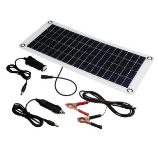 12W 18V Polysilicon Home Kits de panneau d'alimentation solaire Batterie Chargement du chargeur