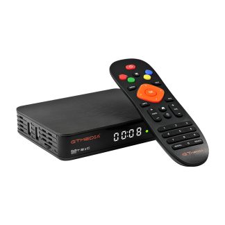 GTMEDIA GTT-2 Amlogic S905D 2 / 8GB 2.4G WiFi BT4.0 Android 6.0 UHD 4K TV Box Combo DVB-T2 DVB-C ISDBT Decodeur Recepteur Decodeur - Prise UK