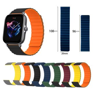 Bakeey 20mm Largeur Confortable Respirant Resistant e La Transpiration Soft Montre En Silicone Bande Remplacement Du Bracelet pour Huami Amazfit GTS 3 - 001