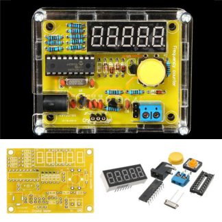 5pcs bricolage testeur de frequence 1Hz-50MHz compteur compteur en cristal avec kit de logement