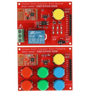 Carte d'evaluation de commutateur sans fil OPEN-SMARTe 2,4 GHz Kit e distance Module emetteur-recepteur e 6 canaux sans programmation pour Arduino