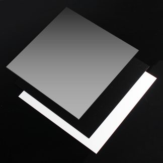 Feuille de Polyetherimide PEI de 250 * 250 * 0.8mm avec la colle de support 3M pour le lit chauffe par imprimante 3D - transparent