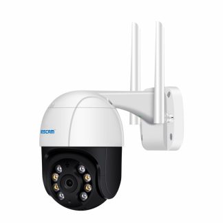ESCAM QF218 1080P Pan / Tilt AI Detection humanoede Stockage en nuage Camera IP WiFi etanche avec camera audio bidirectionnelle