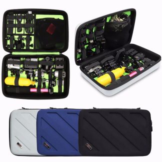 Housse de protection pour appareil photo sacoche de transport pour Gopro Xiaomi Yi Sjcam - Gris