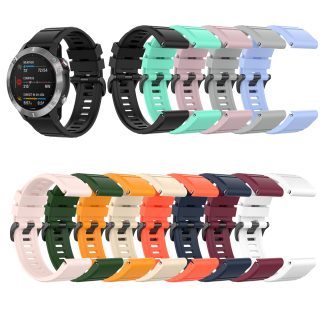 Bakeey 22MM Montre Universelle en Silicone Bande pour Garmin Fenix 6 Fenix 5 Montre Intelligente - Blanc