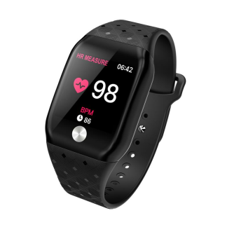 Bakeey B59 1.3 'ecran couleur HR Surveillance de la pression arterielle en oxygene Moniteur de sommeil APP Modes de sport Montre intelligente - Violet