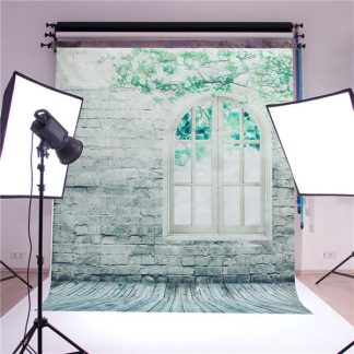 1.5x2m brique mur fenetre etage studio soie toile photo fond studio accessoires de photographie