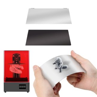 192x120mm DLP / SLA plaque d'acier e ressort photopolymerisable Kit d'aimant de plate-forme en resine photosensible pour imprimante 3D