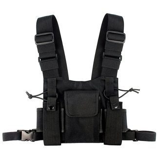Radio Harness Chest Front Pack Poche Holster Sac de transport pour Baofeng UV-5R UV-82 BF-888S TYT ICOM talkie-walkie