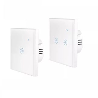 ATHOM Homekit 1/2/3/4 Gang WiFi UE Standard Smart Switch Touche Tactile Pas de Contrele de Commutateur Neutre Necessaire - 1gang