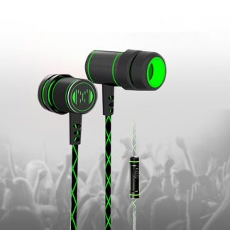 Portable 3.5mm Filaire Contrele In-Ear ecouteur HIFI Stereo Annulation De Bruit Sport ecouteurs ecouteur - Avec-Microphone