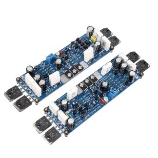 2 pieces LJM L12-2 Kit amplificateur de puissance double canal amplificateur e distorsion ultra-faible Classic AMP kit de bricolage