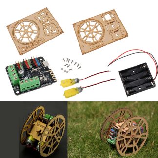 DFRobot FlameWheel Robot 2WD Kit de robot de contrele e distance Prise en charge du contrele d'application iOS avec moteur TT / 6 ~ 10V Control Board
