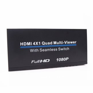 1080P Complet HD HDMI 4x1 Quad Multi-viewer HD Splitter Screen 4 Way Signal Switcher - Prise americaine