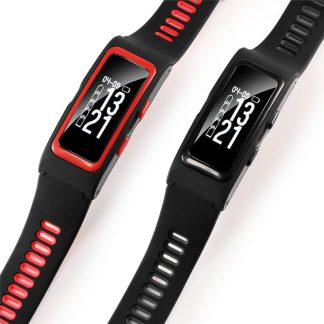 T28 PLUS 0.96inch OLED GPS Track Record Bracelet intelligent Montre intelligente etanche de frequence cardiaque dynamique - Rouge