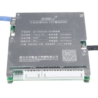 24V 36V 48V 60V BMS 6-20S 50A 80A 120A 150A 3.7V Li-ion Batterie Carte de Protection avec Version de Port commun de contrele de temperature - 80a