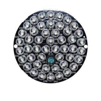 5 pieces 48 * LED 850nm illuminateur IR carte de lumiere infrarouge Vision nocturne pour camera CCTV 12V DC