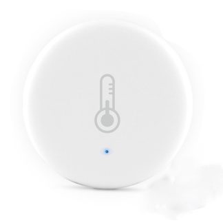 Capteur intelligent de temperature et d'humidite MoesHouse Tuya ZB Batterie securite alimente avec l'application Tuya Smart Life Alexa Google Home