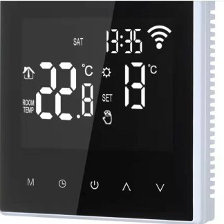 Myuet ME-88H 16A electricite Thermostat de chauffage par le sol Tuya WiFi Telecommande Contreleur de temperature programmable Fonctionne avec Alexa et Google Home - pas de wifi
