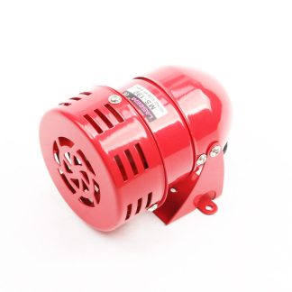 Mini sirene moteur metallique 110DB industrielle alarme sonore garde electrique anti-vol CA 220V 110V CC 12V 24V - 24V