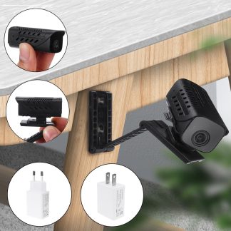 Camescope sans fil de camera de securite IP Wifi HD 720P DVR de vision nocturne - Prise UE