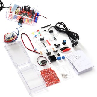 Nouveau LM317 reglable DC alimentation bricolage kit electronique ensemble 220 V/110 V e DC1.25-12 V voltmetre formation e souder - EU