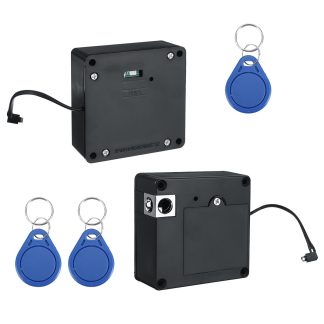 Serrure de tiroir de porte de meubles de maison cachee electronique de serrure de capteur sans trou - 1 cle