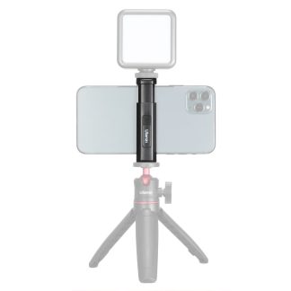 Ulanzi ST-19 Mini Vlog Live Streaming Smartphone Clip support de telephone reglable avec support de chaussure froide 1 / 4in trou de vis pour 55-90mm