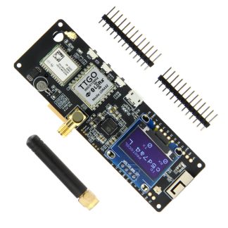LILYGO TTGO T-Beam ESP32 433/868/915 / 923Mhz V1.1 WiFi Module Bluetooth sans fil GPS NEO-6M SMA LORA32 18650 Batterie Support avec OLED - 433 mhz