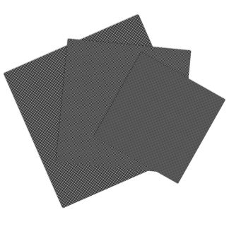 TWO TREESe Ultrabase Plate-forme de lit chauffant Surface de construction carree Plaque de verre en treillis Lit chaud de gaz pour Ender 3 CR10 KP3S Pieces d'imprimante 3D - 220 * 220 mm