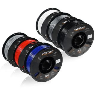 Filament PETG OVERTURE 1,75 mm pour materiel d'impression 3D Printre - Blanc