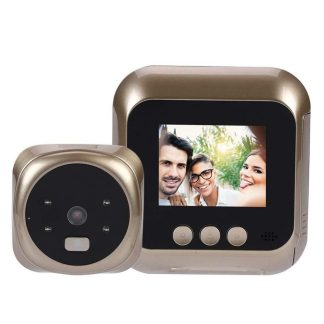 2,4 pouces LCD video sonnette nuit vision parlez Smart porte Bell camera de securite LED