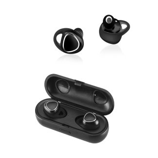 [True Wireless] Bluetooth 5.0 TWS Casque Appuyez sur l'appel bilateral HIFI ecouteur e suppression de bruit pour Xiaomi Huawei - Bleu