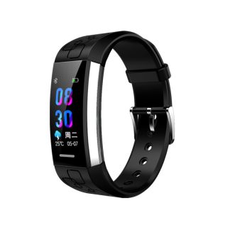 XANESe MJ02 0,96 '' Montre intelligente Montre etanche ECG + PPG Bracelet de sport Fitnes - Noir