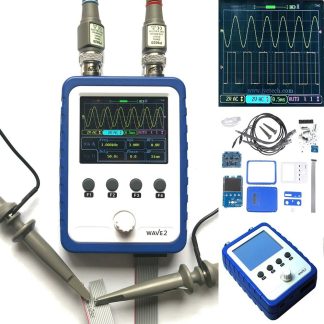 Kit d'oscilloscope de stockage numerique e double canal d'origine JYETech 15801K DIY WAVE2 DSO150
