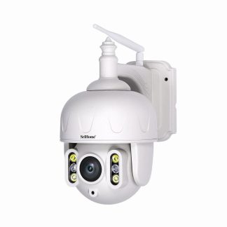 Srihome SH028 5MP Wifi camera IP 2.4G 5G WiFi Vision nocturne exterieure camera de securite e domicile intelligente video CCTV cameras de Surveillance - Prise americaine