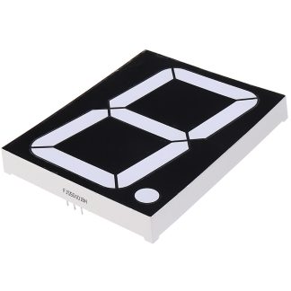 1 Pcs 50101BS 5 pouces LED Tube numerique Anode commune e un chiffre Lumiere rouge vif