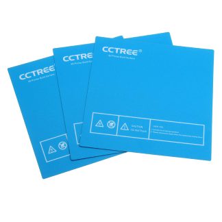 CCTREEe 235 * 235mm 3Pcs / Pack Autocollant chauffe de couleur bleue pour lit 3D Printer Reprap