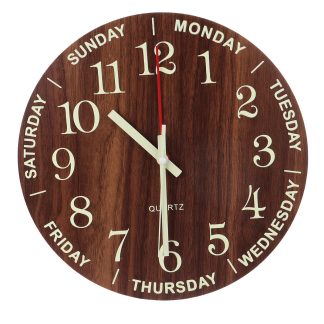 Lueur nocturne silencieuse et silencieuse de 12 po dans le mur de quartz fonce