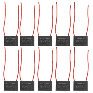 10 pieces CBB61 450 V 10 uf capacite de demarrage condensateur de ventilateur ca CBB condensateur de fonctionnement du moteur 450 V 10eF