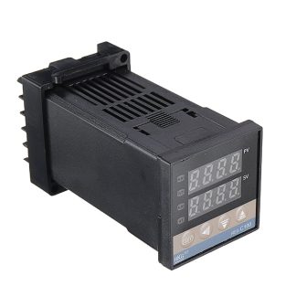 Regulateur de temperature de Thermostat PID numerique RKC REX-C100 0 e 400 degres sortie de relais de type K