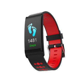 Bakeey X20 0.96pouce IP68 Impermeable e l'eau Moniteur de Frequence Cardiaque Bluetooth Smart Bracelet - Rouge