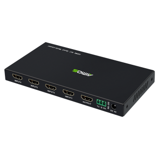 AIMOS AM-8401 HD Repartiteur video multi-ecran 4x1 pour PC PS4 PS3 Xbox