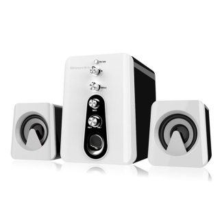 Shinco HC-807 2.1 Haut-parleur Mini Power USB Haut-Parleur Basse Stereo 3D Basse - b Noir